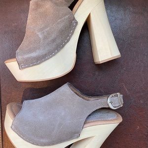 Jeffrey Campbell Wooden Platform Heels
